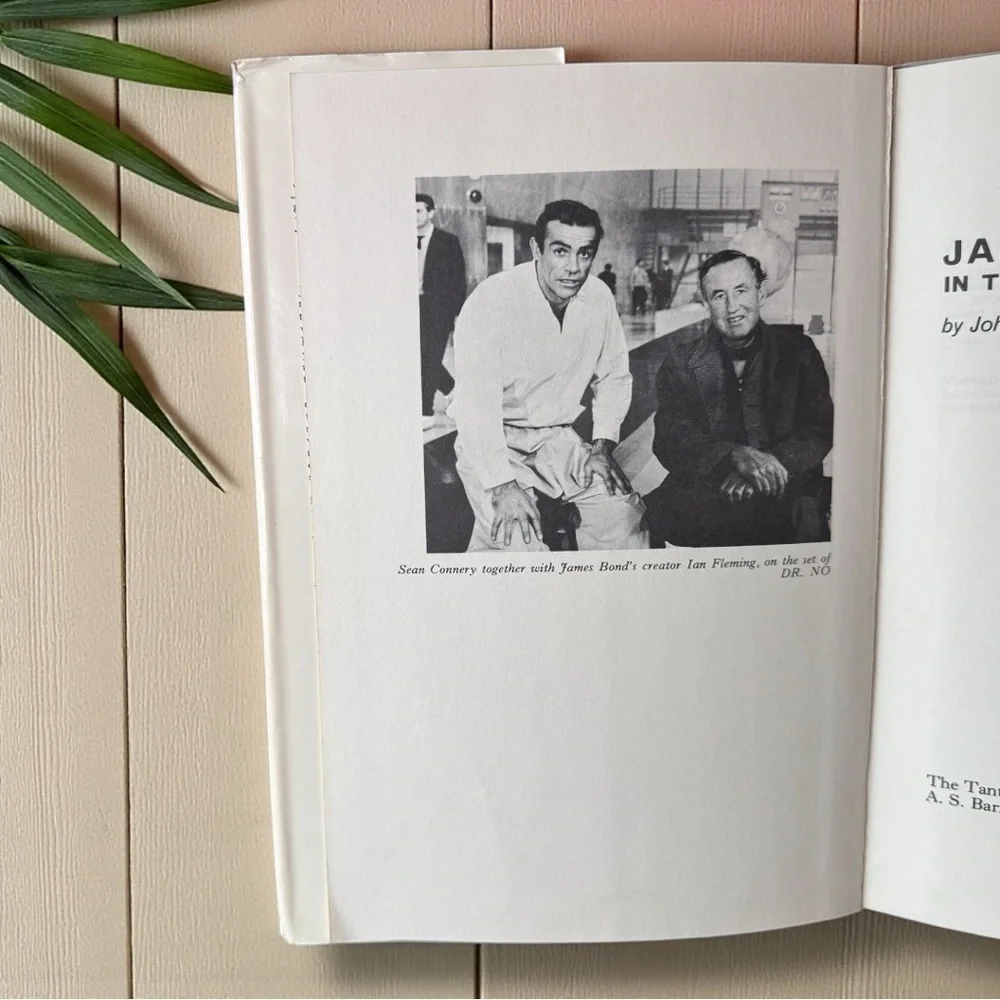 Vintage James Bond in the Cinema – John Brosnan – 1st Edition 1972 – Hardback